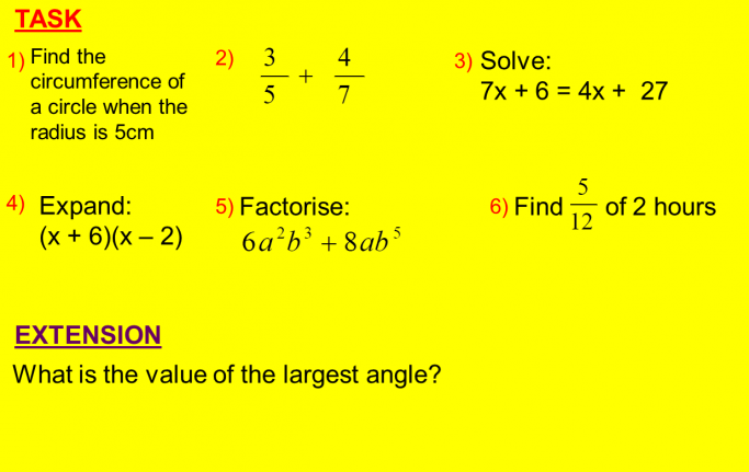 Solving Simultaneous Equations Lesson For KS4 Maths | Teachwire ...