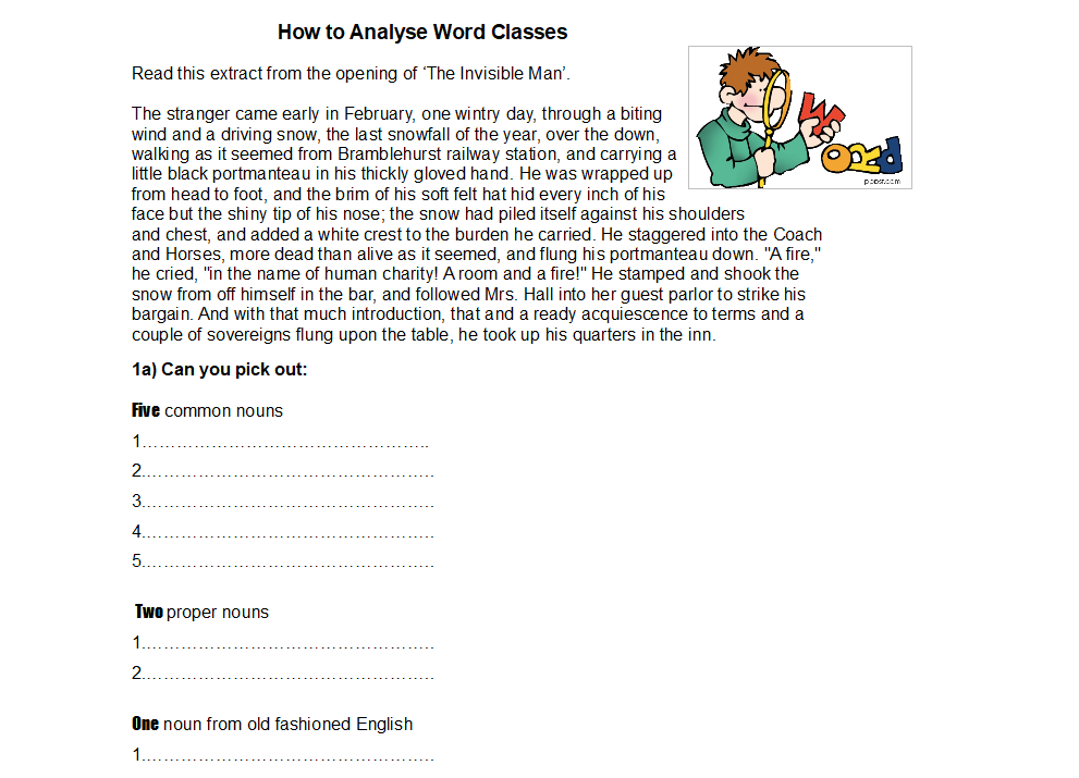 Analysing Language At Word Level For KS4 GCSE English