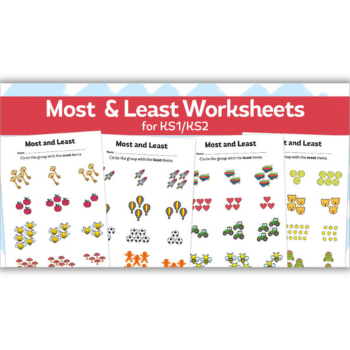 Most and least worksheets