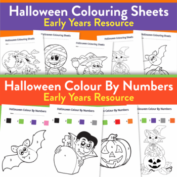 Halloween colouring pages