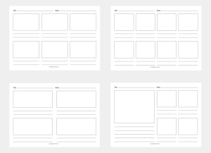 Story writing – 11 of the best storyboard templates and creative ...