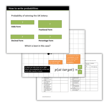 KS3 probability lesson plan and resources