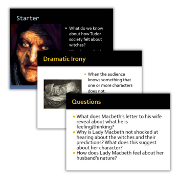 Macbeth analysis GCSE PowerPoints