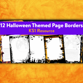 Halloween border pages