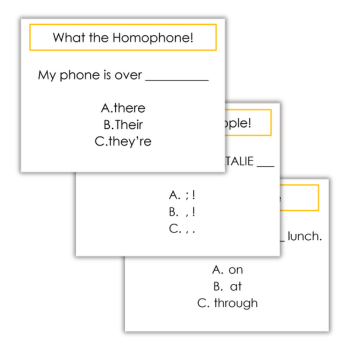 SPaG test PowerPoint