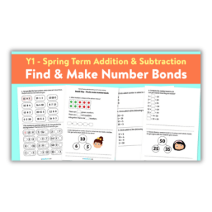 number bonds homework year 1