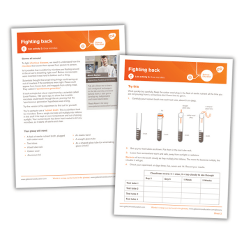 Microbes experiment resource