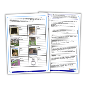 Rocks Year 3 – Characteristics Science Worksheet - Teachwire