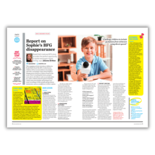 Newspaper report – KS2 English BFG lesson plan - Teachwire