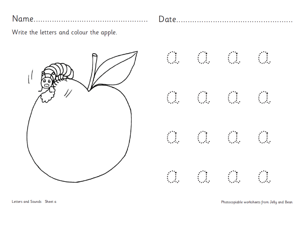 A-Z Letter Formation Handwriting and Colouring Worksheets A4 - Teachwire