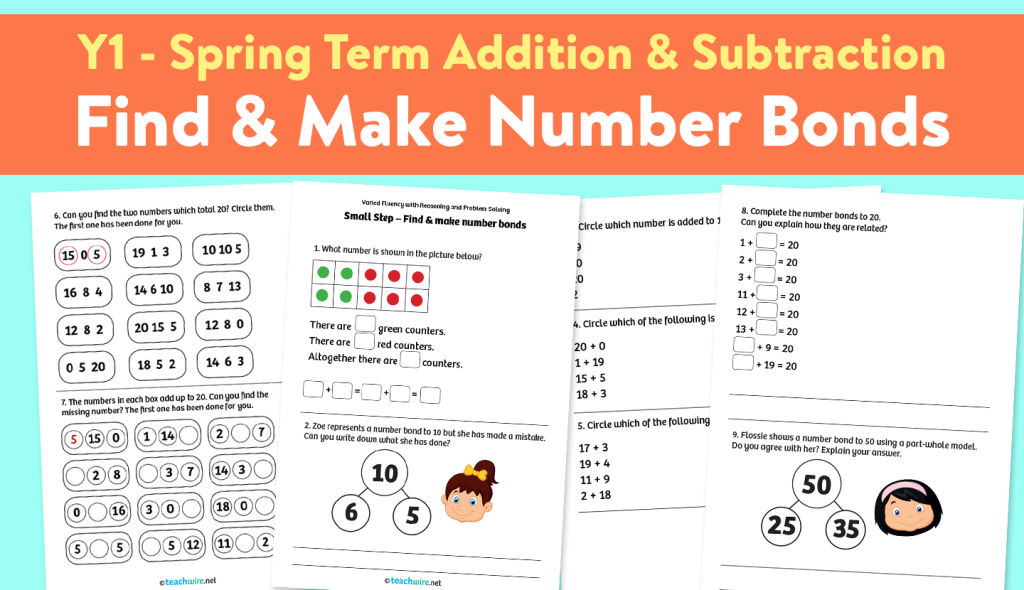 Number Bonds Games Worksheets And How To Teach Them Teachwire