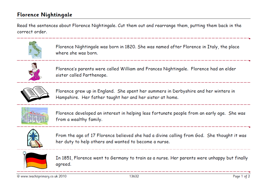 how to structure a biography ks2