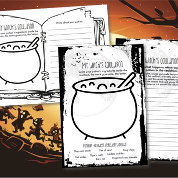 Halloween activities for schools worksheet