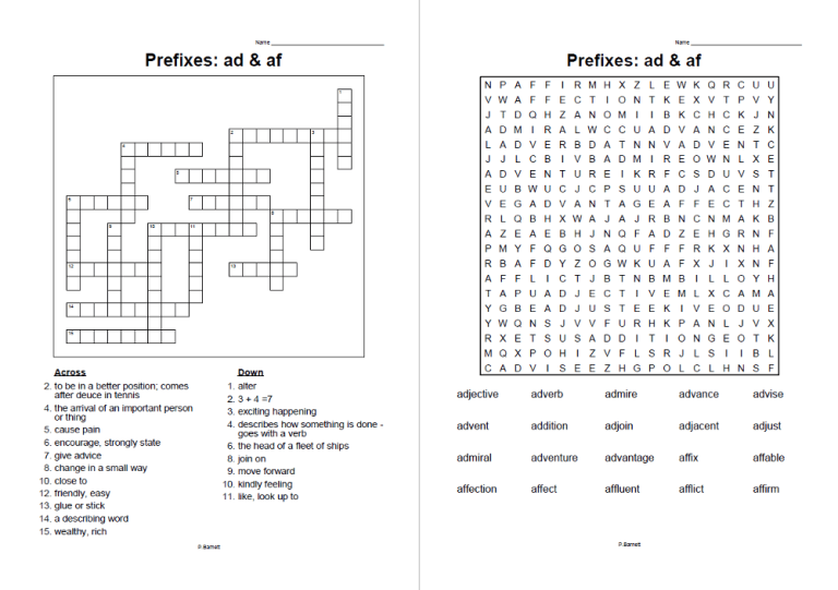 8 of the best prefix and suffix worksheets and resources for KS2 SPaG