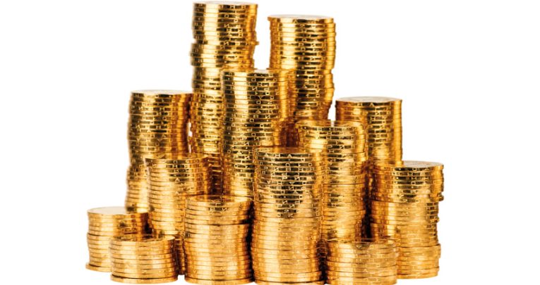 Photo showing stacks of gold coins, representing point about FAIR framework