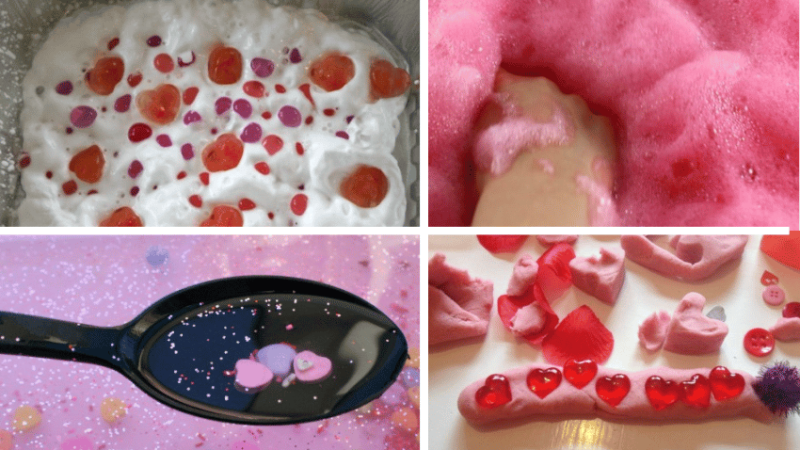 Valentine's Day activities – Tuff tray ideas for EYFS