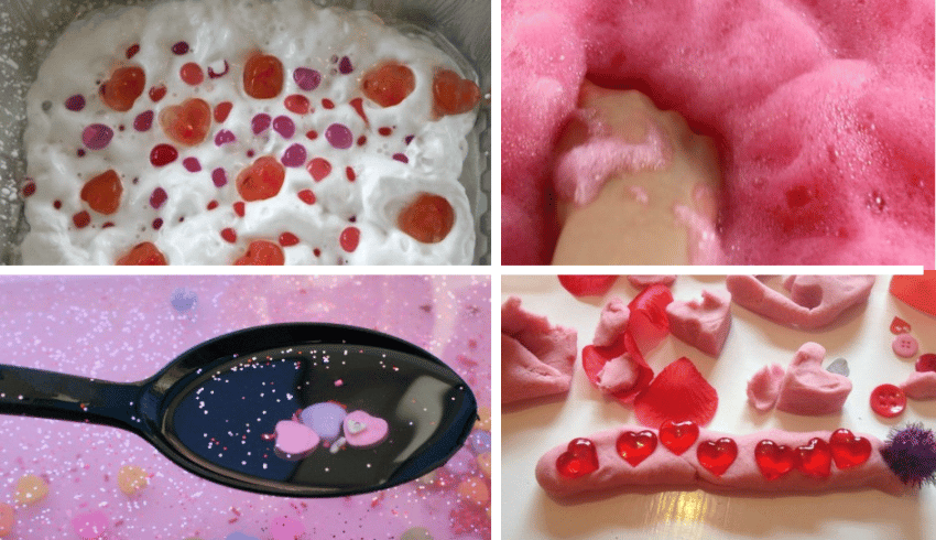 Valentine's Day activities – Tuff tray ideas for EYFS