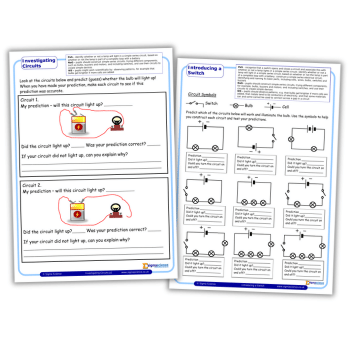 Circuits Year 4 worksheets