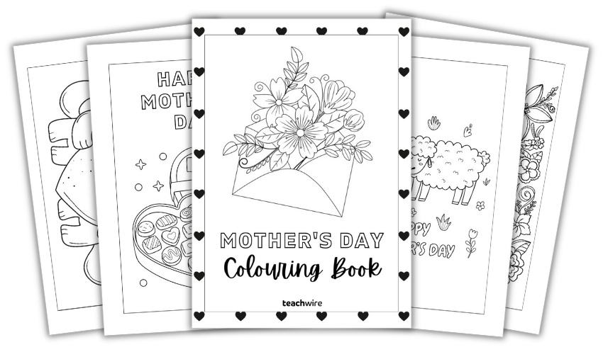 Mother's Day colouring
