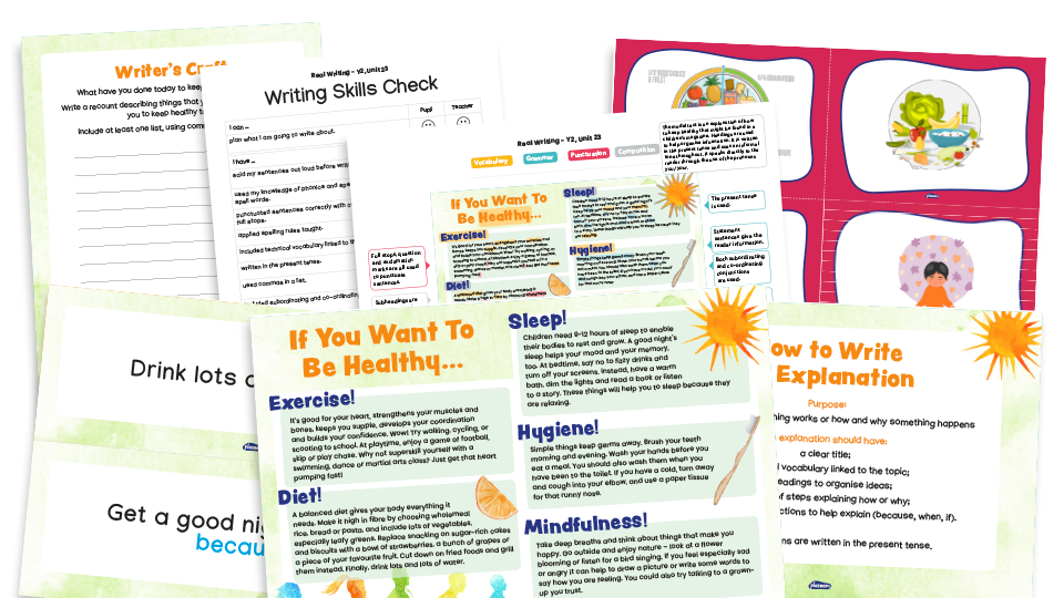 Healthy eating model text resource