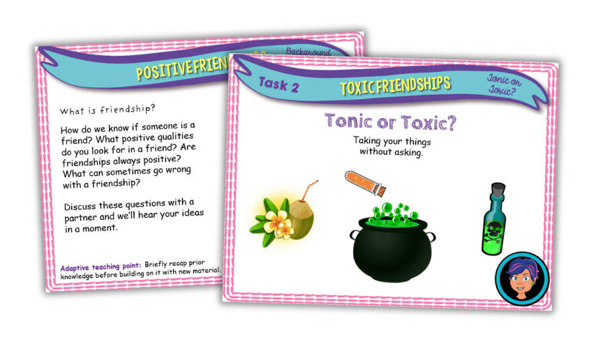 Positive friendship activities for KS2