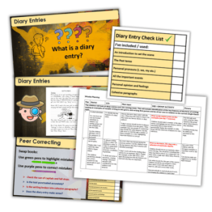 Diary writing KS2 – Full week of work with PowerPoints - Teachwire