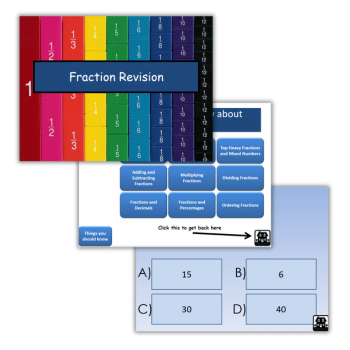 Fractions revision – 100+ slide maths PowerPoint for KS3 / GCSE - Teachwire