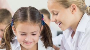 Two primary school girls