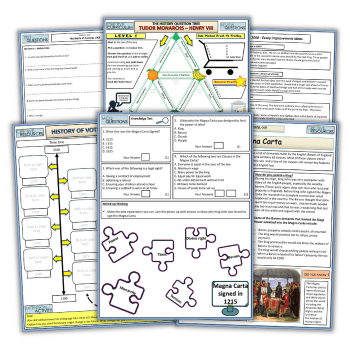 KS3 history worksheets