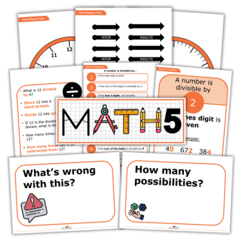 Maths display resources