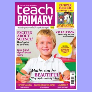 The front cover of Teach Primary issue 18.7