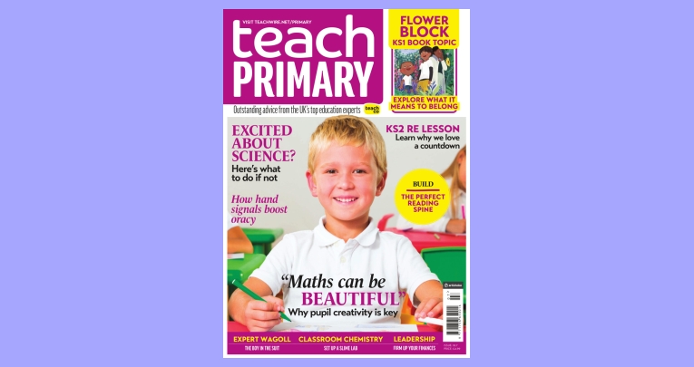 The front cover of Teach Primary issue 18.7