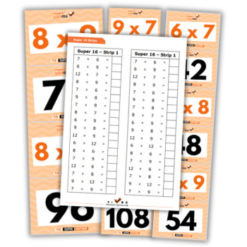 Times table facts resources