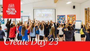 School children taking part in Create Day '25