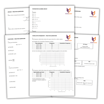 GCSE maths revision worksheets