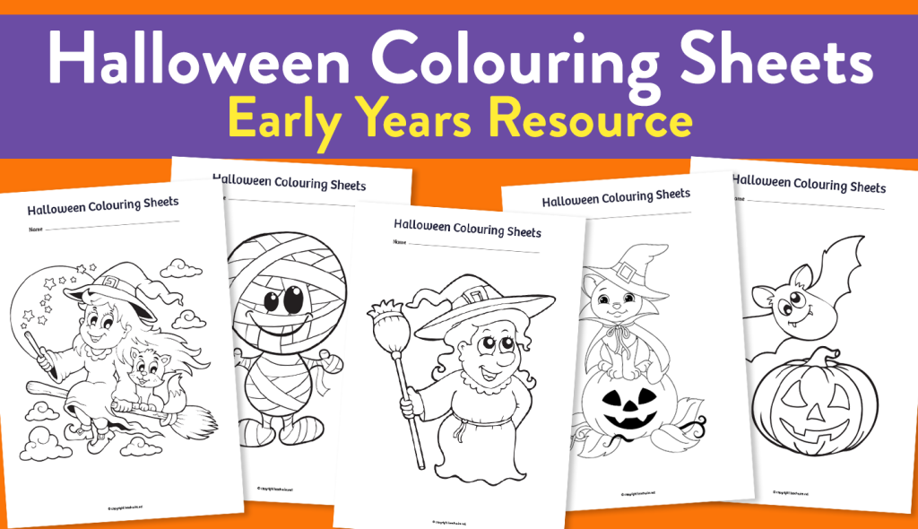 Halloween colouring pages