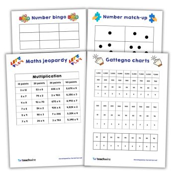 Number day ideas resources