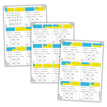 number bonds to 20 worksheet