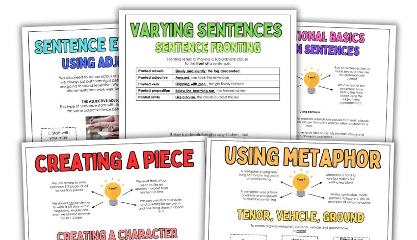 GCSE English creative writing practical guide for students