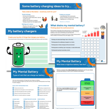 Mental health worksheets