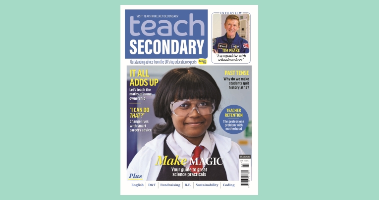 The front cover of Teach Secondary magazine issue 14.2