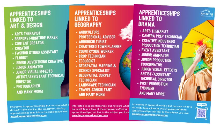 Posters for National Apprenticeship Week