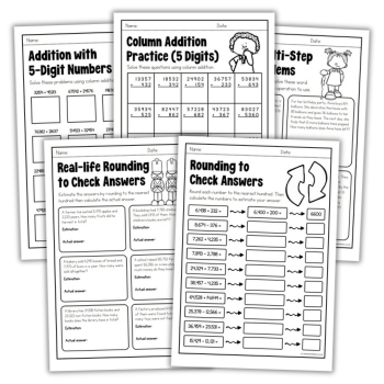 Year 5 maths worksheets